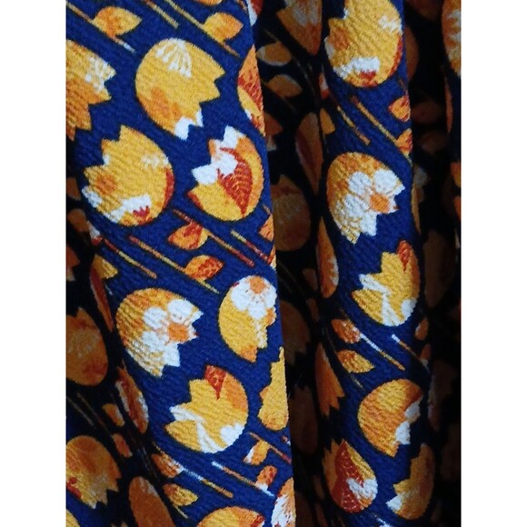 Lularoe Women’s Size Med Amelia Dress Fit & Flare Black Mustard Red Floral(Tulip - Picture 13 of 16